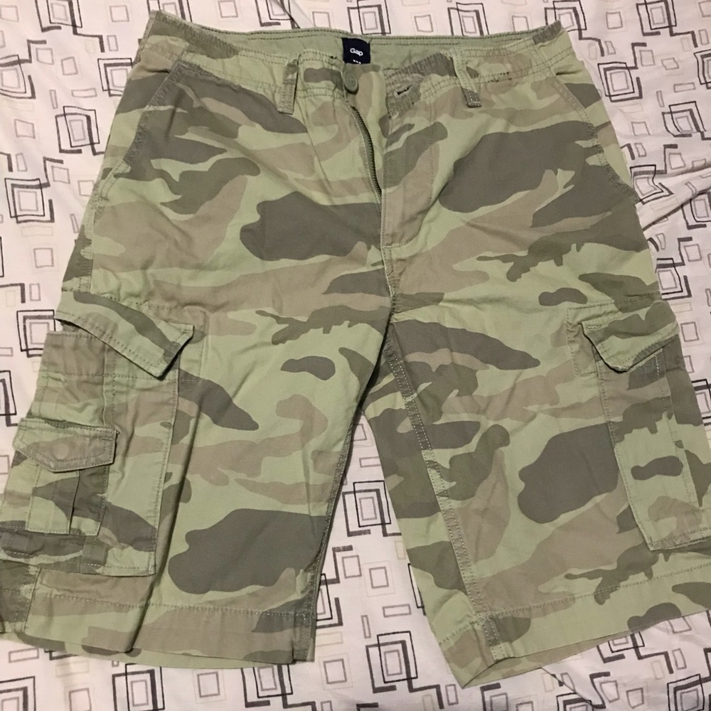 Camo Cargo Shorts